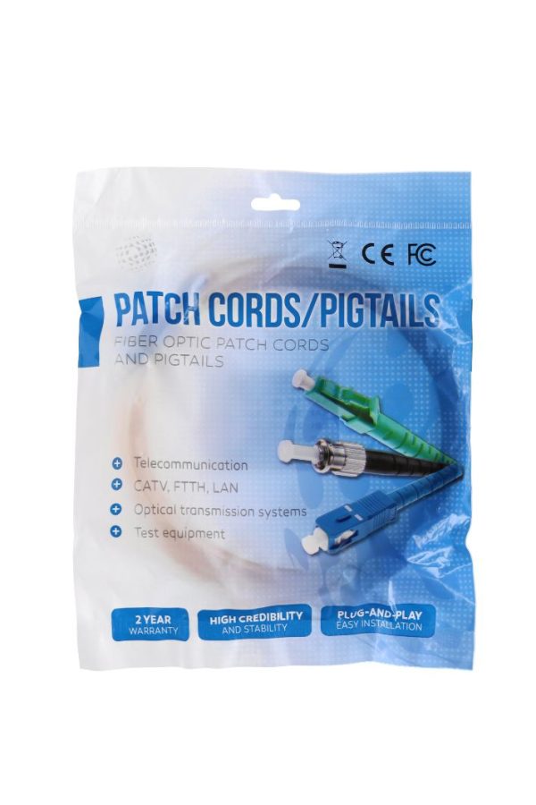 Fiber optic patch cord bag