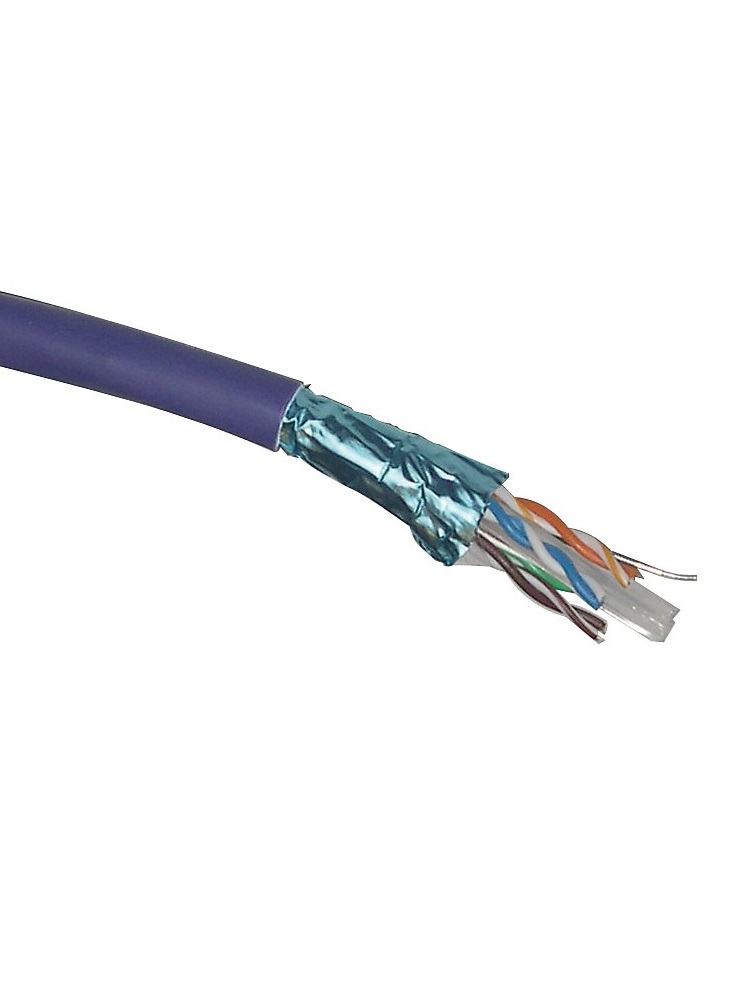100-076 Cat 6 FUTP LSOH kabelis ekranuotas excel networking cable