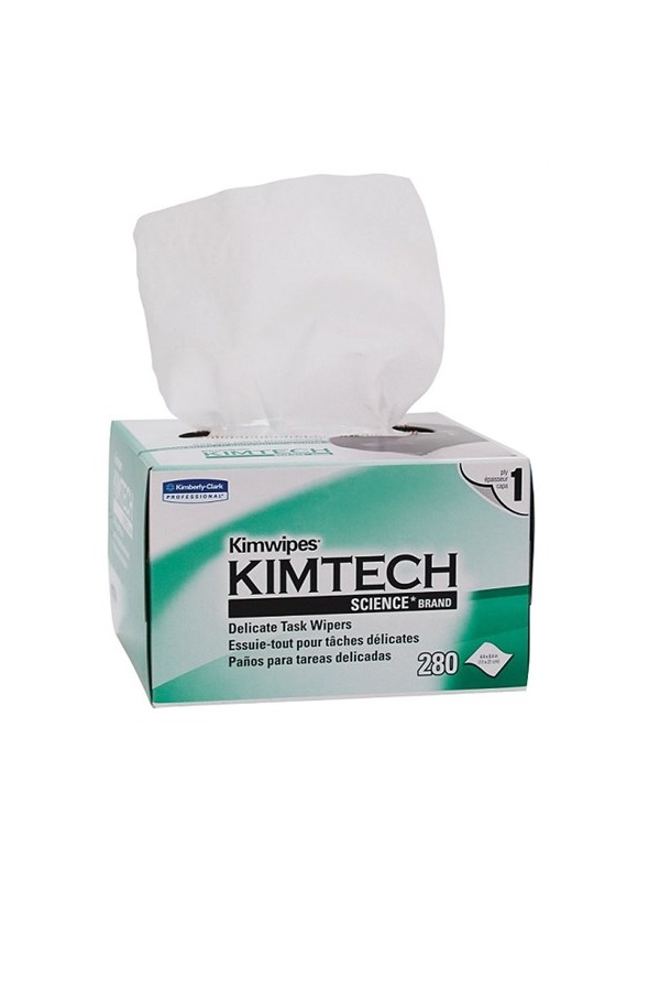 Kimtech wipes non alkohol fiber cleaning serveteles optikos valymui