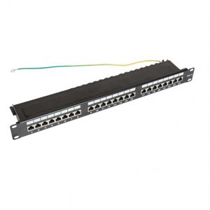 ccas-pa6-24stp-0-2 securitynet patch panel STP 24 port screened 3