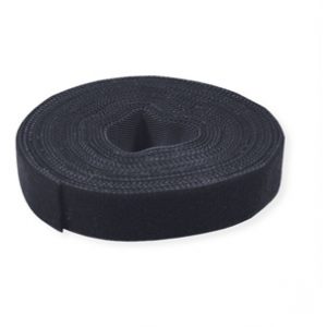 Velcro juosta tape 10mm 25m juoda black