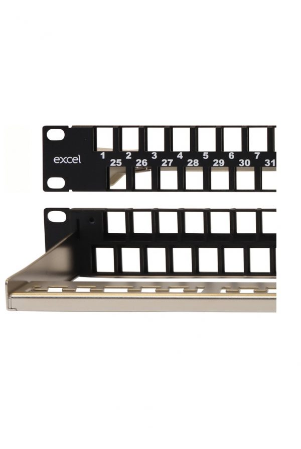 100-050 48 port keystone panel UTP Excel networking 2