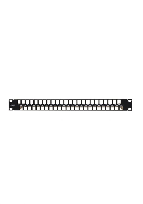 100-050 48 port keystone panel UTP Excel networking 5