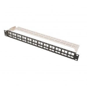 PP-EF-48 48 port keystone patch panel empty screened
