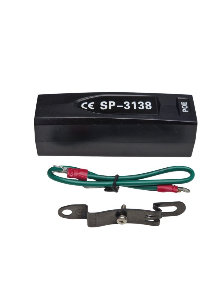 SP-3138 surge protector apsauga nuo virsitampiu RJ45 POE Cat 5e, Cat 6