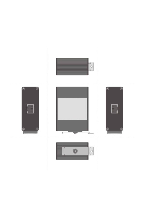 SP-630 140 surge protector Gigabit POE DIN apsauga nuo viršįtampių